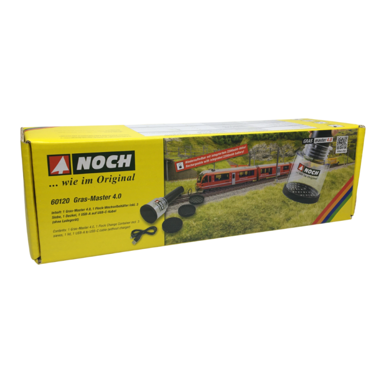 Gras Master 4.0 - NOCH 60120 - G 1/22,5, 0 1/43, HO 1/87, TT 1/120, N 1/160, Z 1/220