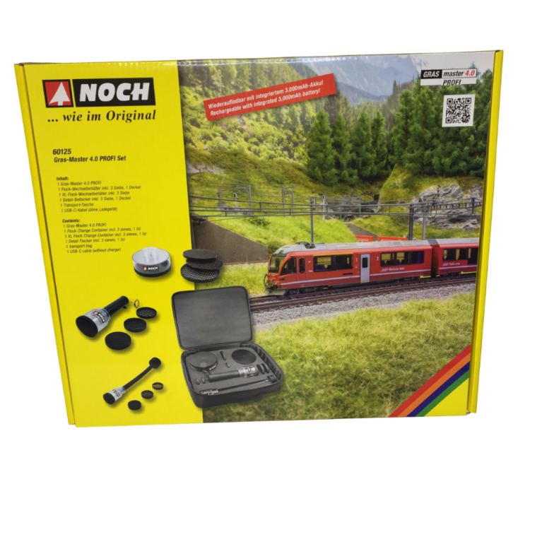 Set Gras-Master 4.0 PROFI - NOCH 60125 - G 1/22,5, 0 1/43, HO 1/87, TT 1/120, N 1/160, Z 1/220