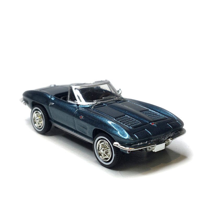Chevrolet Corvette C2, cabriolet, bleu glacier, 1962 - BREKINA 18027 - HO 1/87