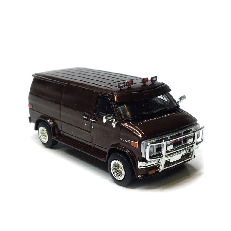 GMC Vandura, marron, 1983 - BREKINA 18252 - HO 1/87