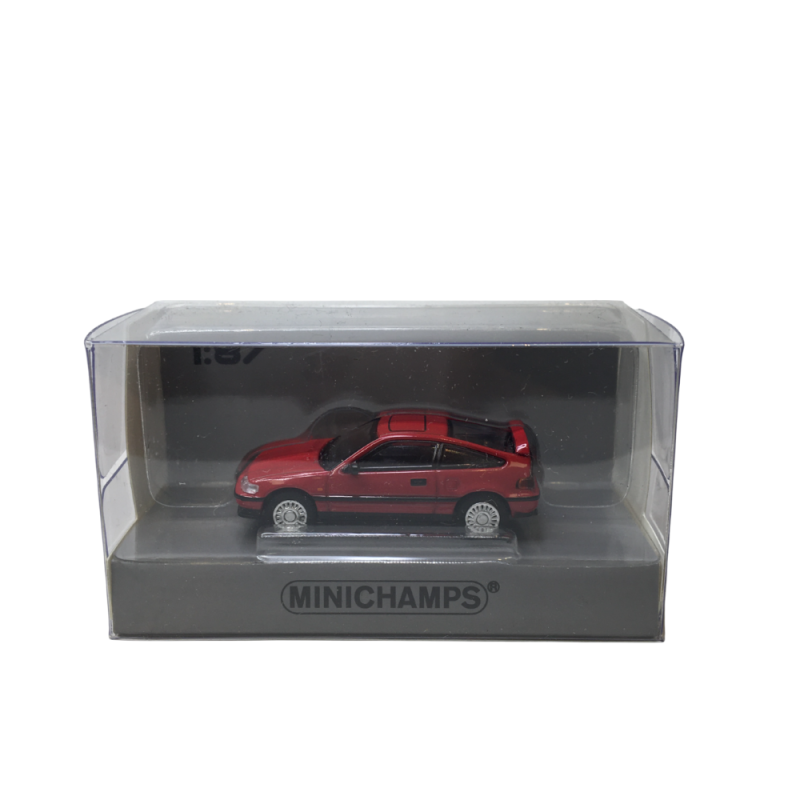 Honda CR-X MK2, rouge, 1987 - Minichamps 870161024 - 1/87
