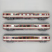 3 voitures grand confort "Aquitaine", SNCF - LSMODELS 40080AC- HO 1/87