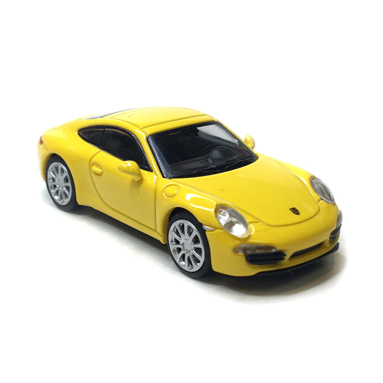 Porsche 911 (991) Carrera, jaune, 2013 - Minichamps 870068024 - 1/87