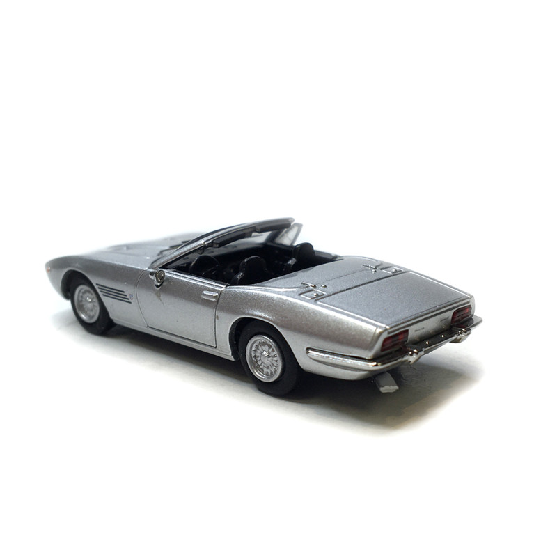Maserati Ghibli spyder coupé, argent, 1969 - Minichamps 870123030 - 1/87
