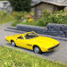 Maserati Ghibli spyder coupé, jaune, 1969 - Minichamps 870123031 - 1/87