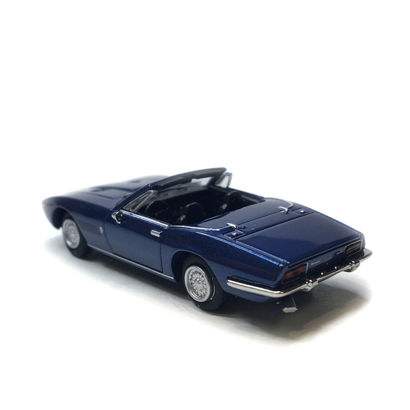 Maserati Ghibli spyder coupé, bleu métallisé, 1969 - Minichamps 870123032 - 1/87