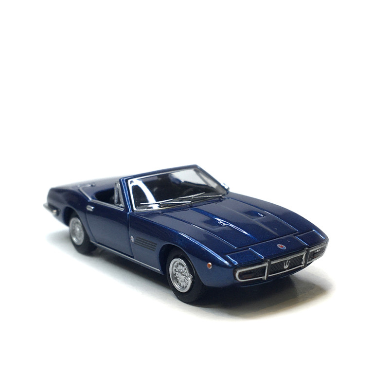 Maserati Ghibli spyder coupé, bleu métallisé, 1969 - Minichamps 870123032 - 1/87