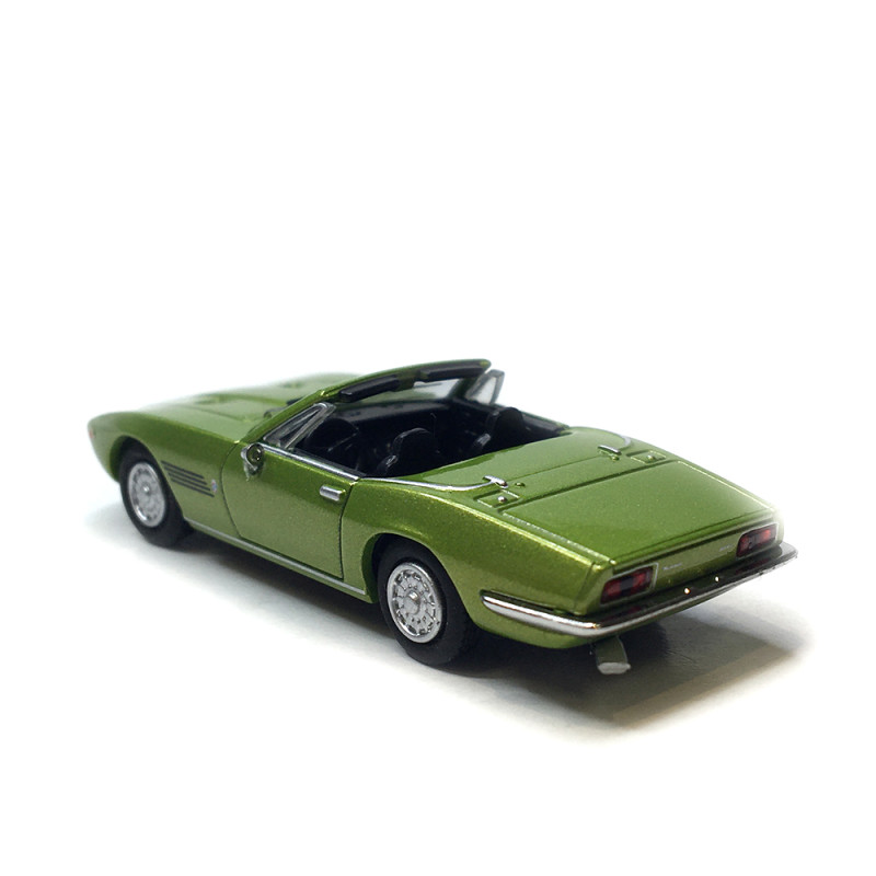 Maserati Ghibli spyder coupé, vert clair métallisé, 1969 - Minichamps 870123034 - 1/87