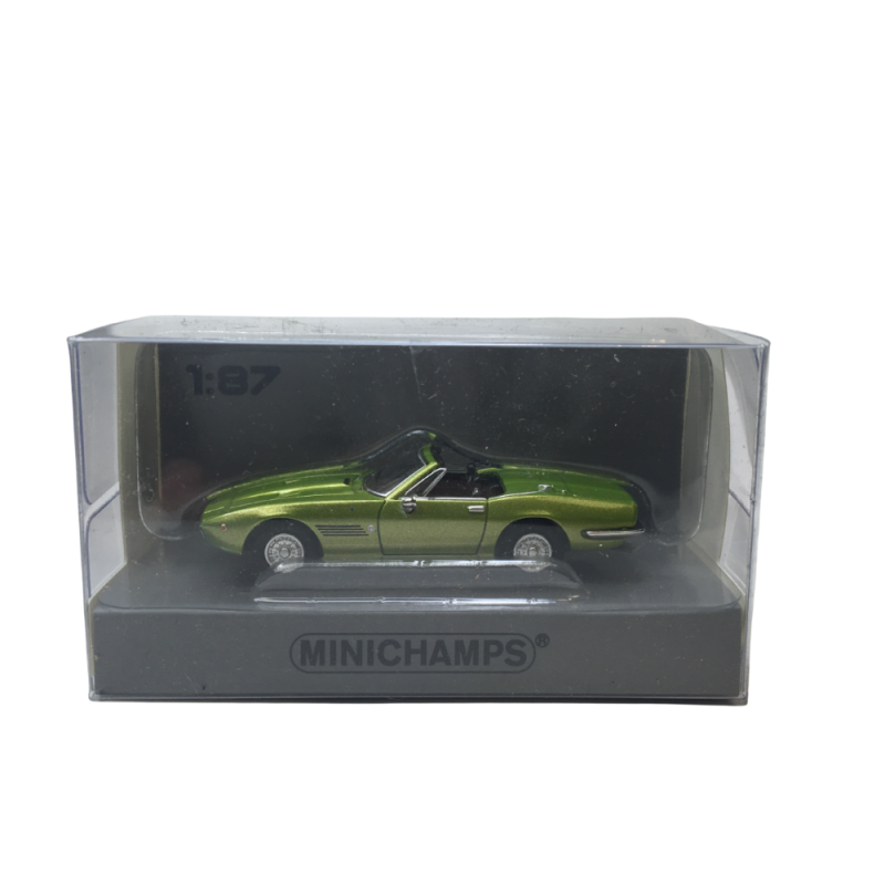Maserati Ghibli spyder coupé, vert clair métallisé, 1969 - Minichamps 870123034 - 1/87