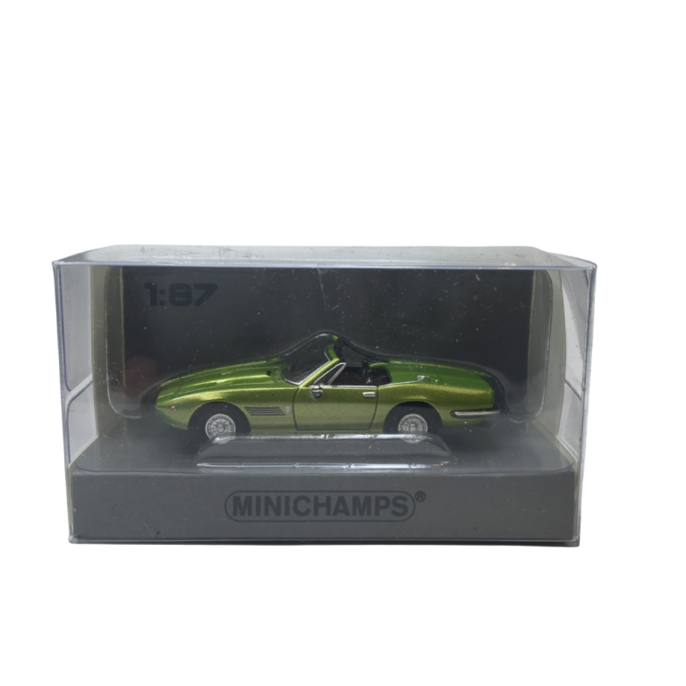 Maserati Ghibli spyder coupé, vert clair métallisé, 1969 - Minichamps 870123034 - 1/87