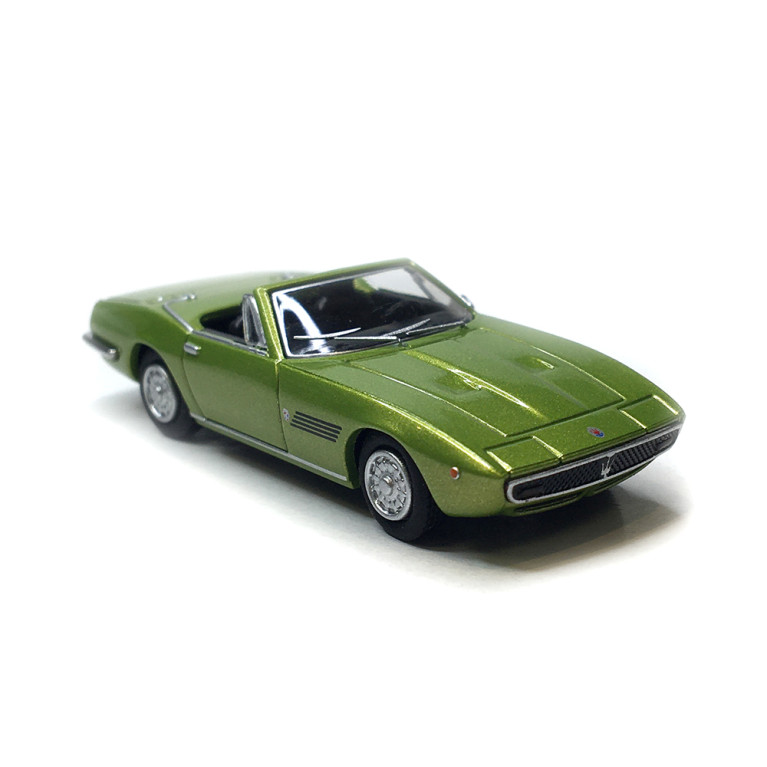 Maserati Ghibli spyder coupé, vert clair métallisé, 1969 - Minichamps 870123034 - 1/87