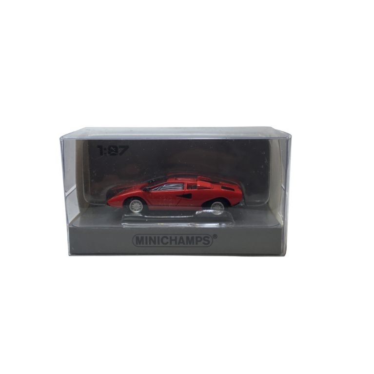 Lamborghini countach LP 400, rouge, 1974 - Minichamps 870103120 - 1/87