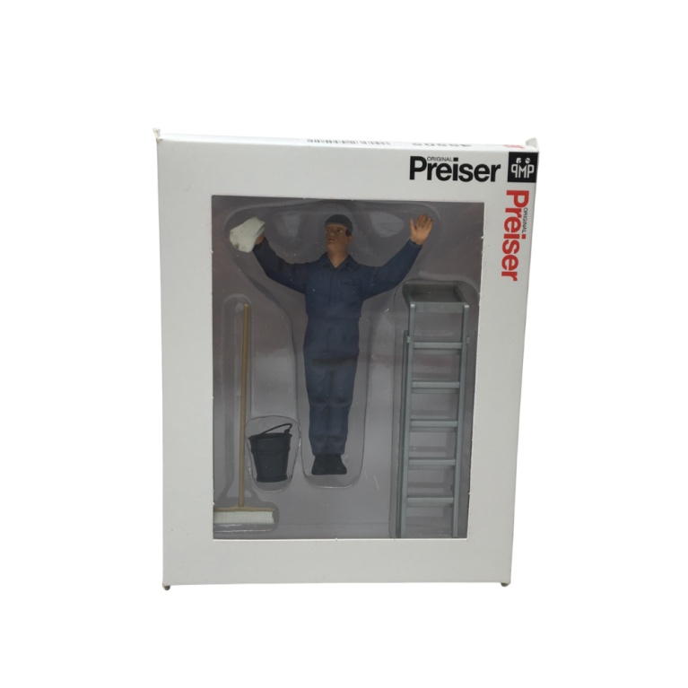 Nettoyeur de wagon - PREISER 45505 - G 1/22.5
