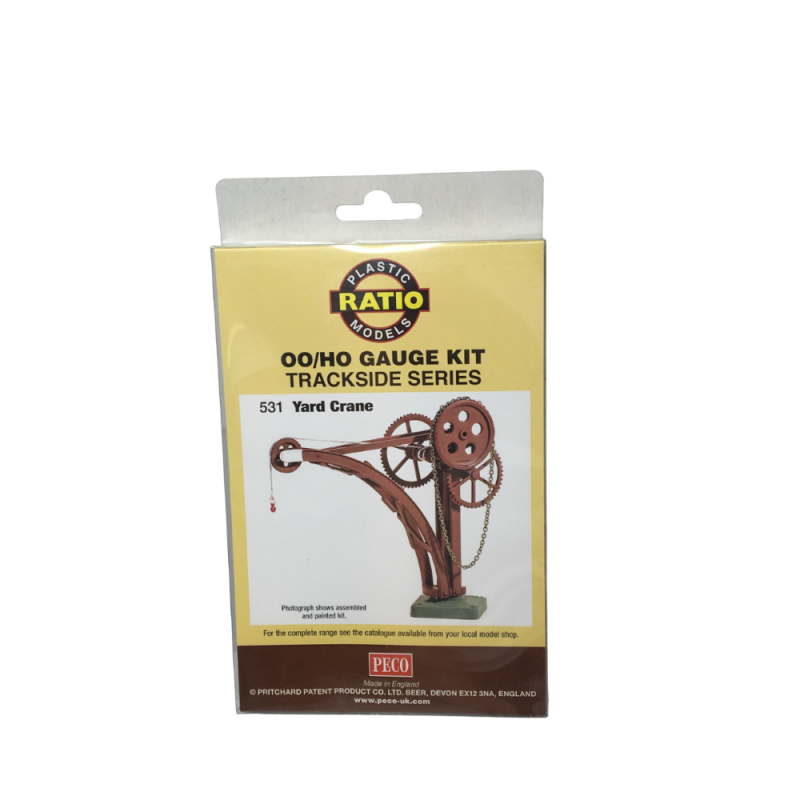 Petite grue de quai, RATIO plastic models - PECO 531 - HO 1/87