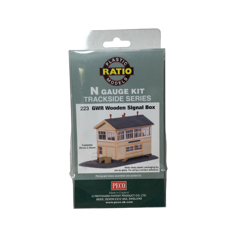 Poste de signalisation en bois, RATIO plastic models - PECO 223 - N 1/160