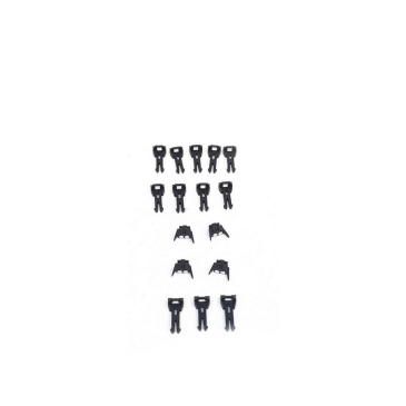 Attelages magnétiques, NEM362, L-M-S, x4 - REE MODELES XB-931 - HO 1/87