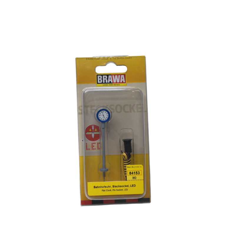 Horloge de quai - BRAWA 84153 - HO 1/87