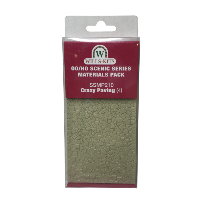 Dallage irrégulier en pierres plates - WILLS KITS SSMP210 - OO/HO 1/87