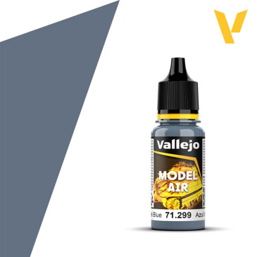 Bleu Intermédiaire N°186 - 18ml Model Air - VALLEJO 71.299