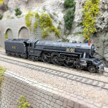 Locomotive à vapeur "Black Ice", AC/DC, digital son + fumée - MARKLIN 39966 - HO 1/87