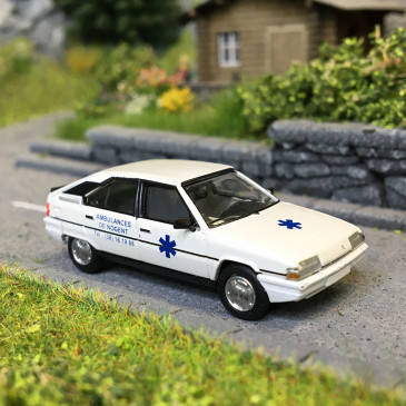 Citroën BX phase 1, VSL, Ambulances de Nogent, 1983 - SAI 6496 - HO 1/87