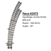 Aiguillage Courbe droite, BWr5/6 - ROCO 42475 - HO 1/87