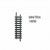 Rail droit 59mm de transition pour rail Arnold -N-1/160-MINITRIX 14999