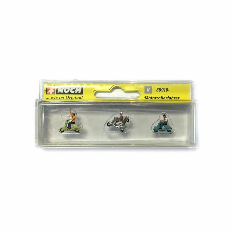 Noch - 36910 - Modélisme Ferroviaire - Scootéristes - 4 Figurines + 3 Scooters Noch - 36910 - Modélisme Ferroviaire - Scootéristes - 4 Figurines + 3 Scooters