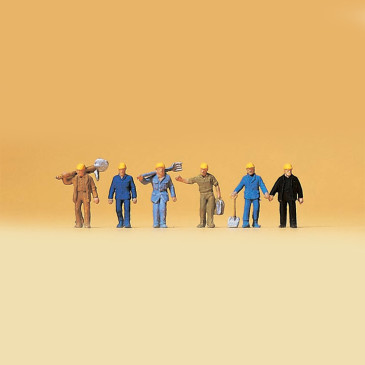 Piocheurs - PREISER 79096 - N 1/160