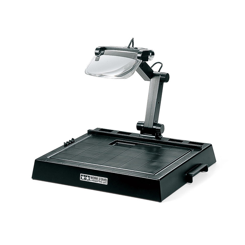 Support de travail avec lentille grossissante - TAMIYA 74064