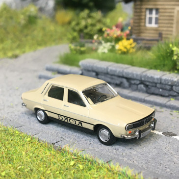 Dacia 1300, beige, 1970 - BREKINA 14515 - HO 1/87