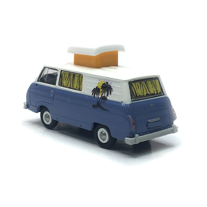Skoda 1203, camping-car, blanc/bleu, 1968 - BREKINA 30823 - HO 1/87