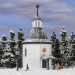 Chapelle commémorative avec éclairage et neige - VOLLMER 49412 - Z 1/220