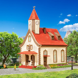 Vollmer 43709 Église St Andrä - Maquette Bâtiment H0 (1:87) Pour Train Miniature, Détail Réaliste