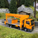 MAN TGL CC élévateur, orange - HERPA 319584 - HO 1/87