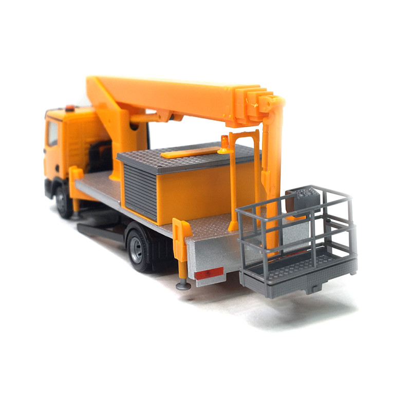 MAN TGL CC élévateur, orange - HERPA 319584 - HO 1/87
