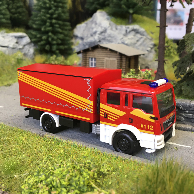 Véhicule polyvalent, MAN TGM (MzKW), Pompiers - HERPA 098649 - HO 1/87