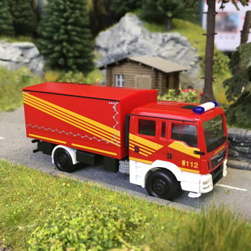 Véhicule polyvalent, MAN TGM (MzKW), Pompiers - HERPA 098649 - HO 1/87
