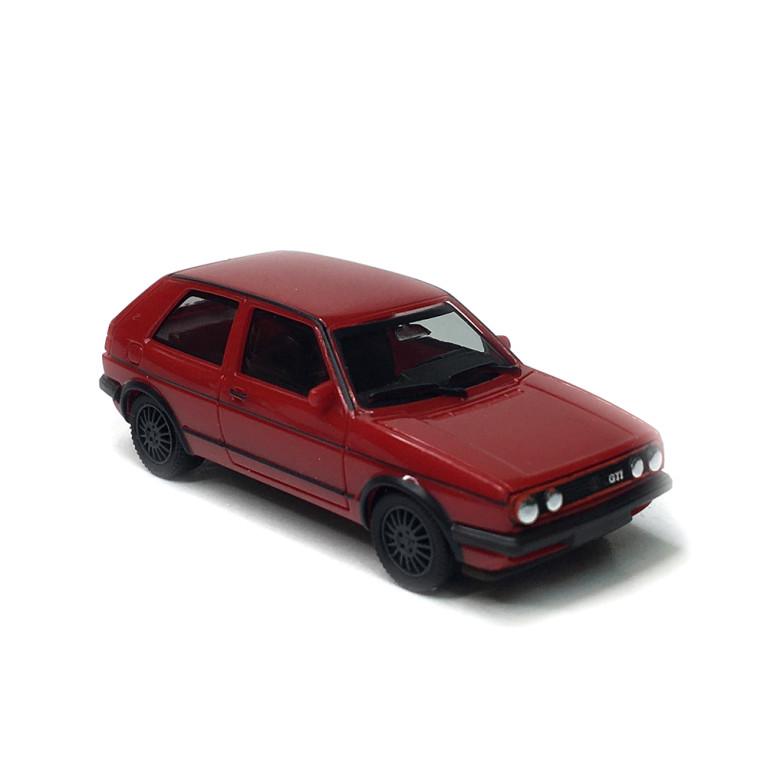 Volkswagen Golf II GTI, rouge, 1984 - HERPA 430838-005- HO 1/87