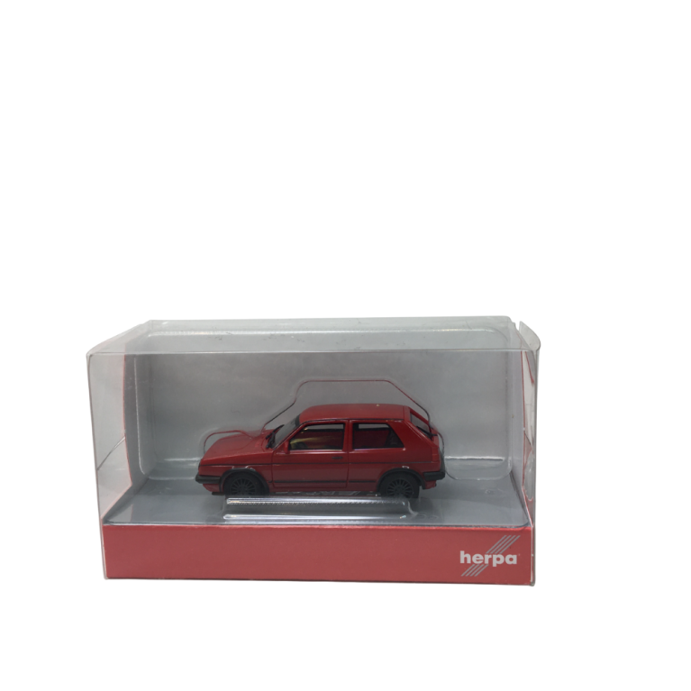 Volkswagen Golf II GTI, rouge, 1984 - HERPA 430838-005- HO 1/87