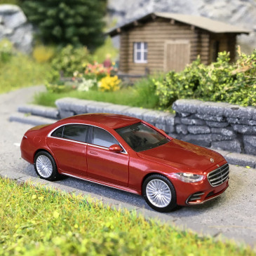 Mercedes-Benz classe S (V223), rouge, 2020 - HERPA 430869-004  - HO 1/87
