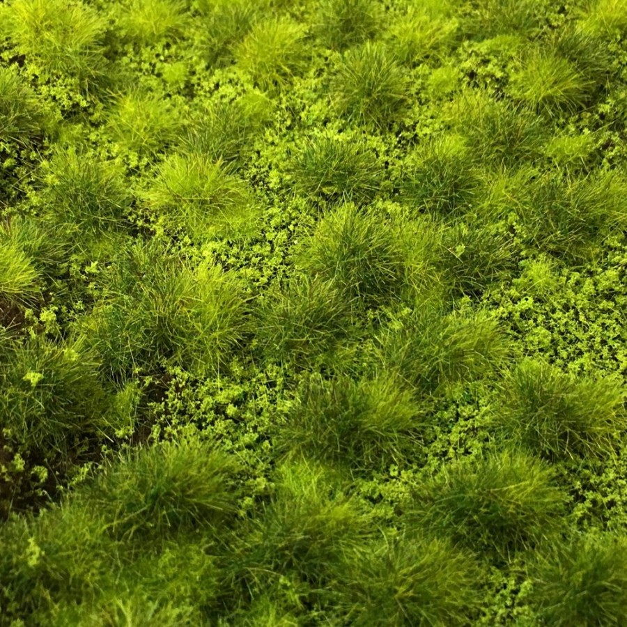 Tapis d'herbe structurée vert clair 190 par 300mm- Toutes échelles-HEKI 1880