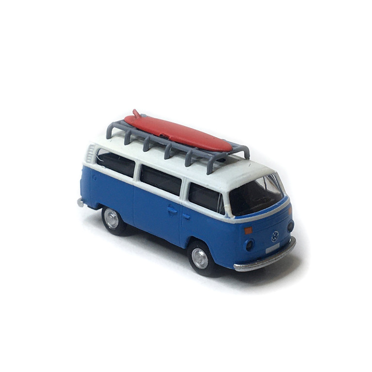 Volkswagen T2, planche de surf, bleu - LEMKE/MINIS LC3969 - N 1/160