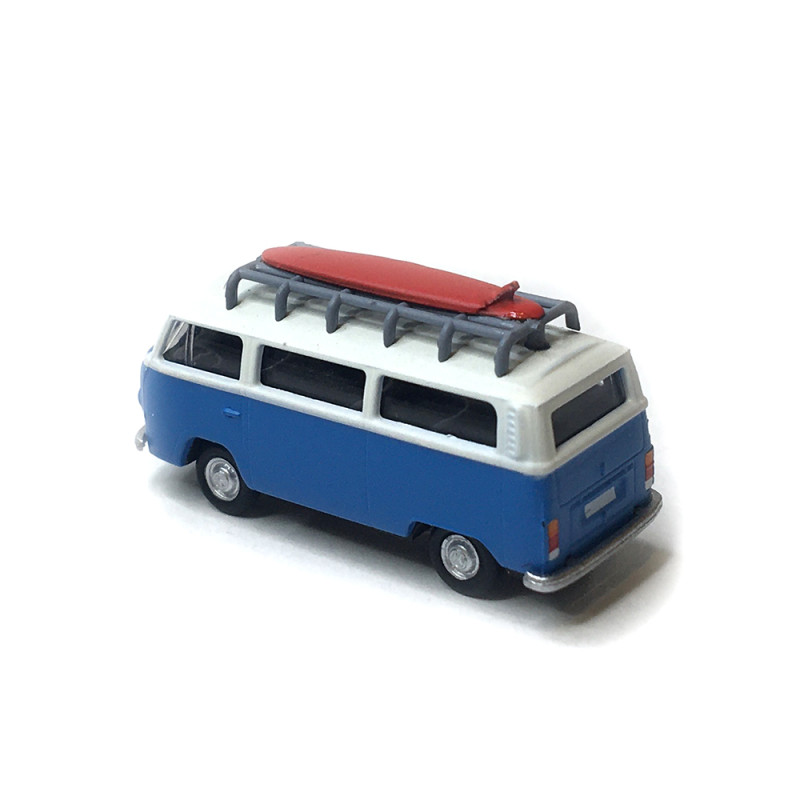 Volkswagen T2, planche de surf, bleu - LEMKE/MINIS LC3969 - N 1/160