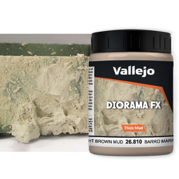 Effet Boue Épaisse clair 200 ml - Diorama FX - VALLEJO 26.810