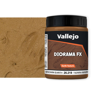 Effet Terre brune 200 ml - Diorama FX - VALLEJO 26.219