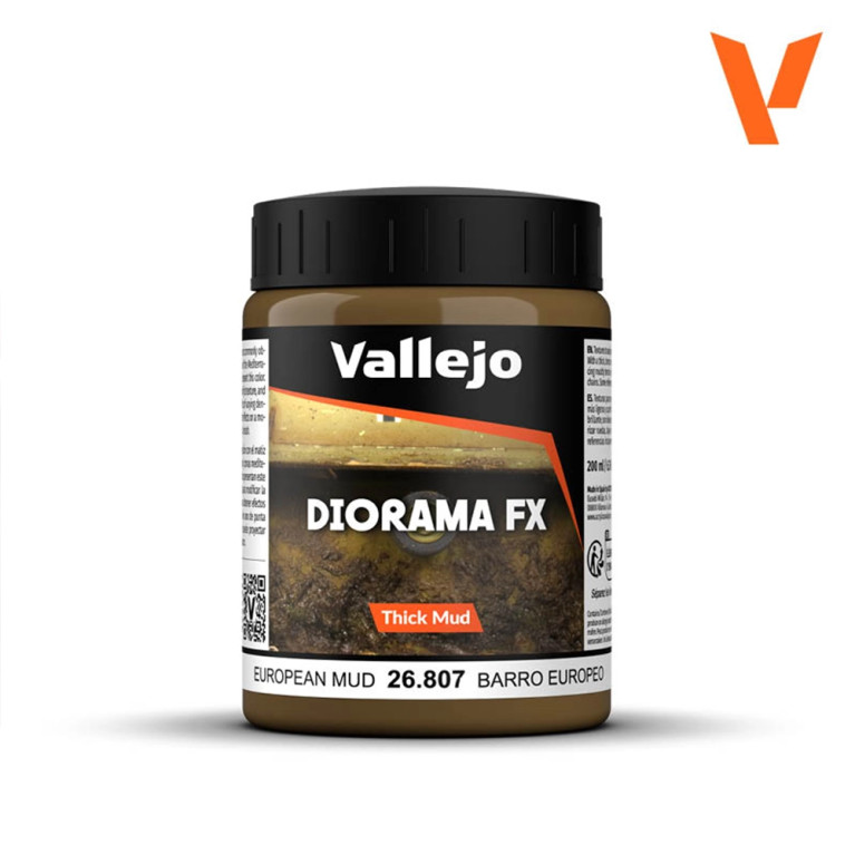 Effet Boue épaisse Européenne 200 ml - Diorama FX - VALLEJO 26.807