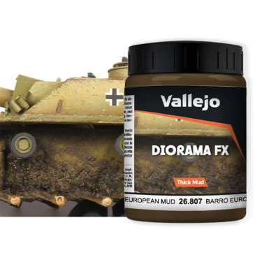 Effet Boue épaisse Européenne 200 ml - Diorama FX - VALLEJO 26.807