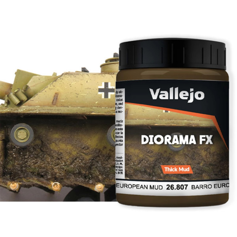 Effet Boue épaisse Européenne 200 ml - Diorama FX - VALLEJO 26.807