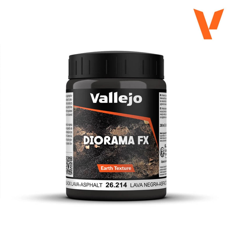 EffetTerre de lave 200 ml - Diorama FX - VALLEJO 26.214 EffetTerre de lave 200 ml - Diorama FX - VALLEJO 26.214